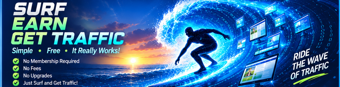 Surf, earn and get free website traffic with New Generation Surfer